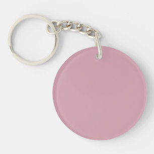Solid Pink, Quartz Blush, Acrylic Keychain