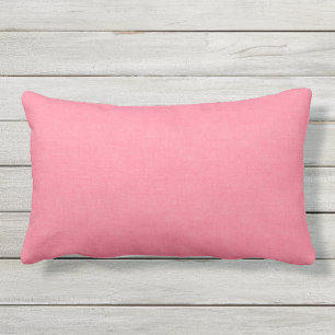Solid Pink Shade Variation with Light Scratch Lumbar Pillow