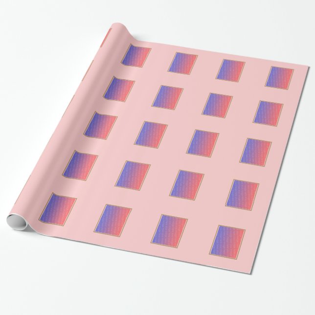 solid pink with your photo wrapping paper (Unrolled)