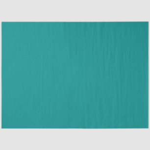 Solid plain colour dark cyan teal tissue paper