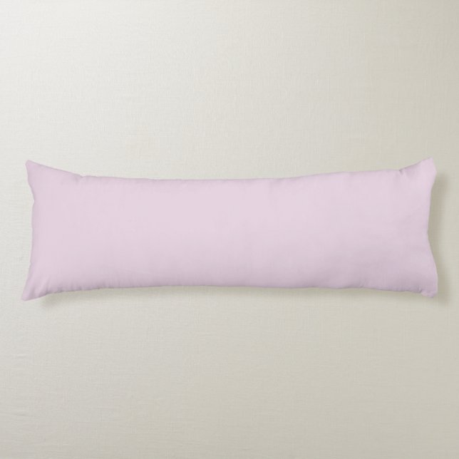 Solid Plain Dusty Pink Body Pillow (Front)