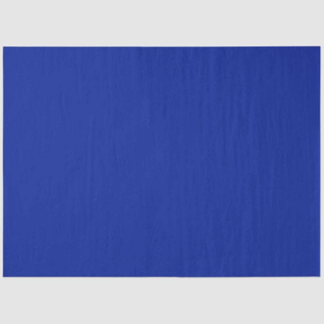 Solid plain Egyptian blue Tissue Paper (Front)