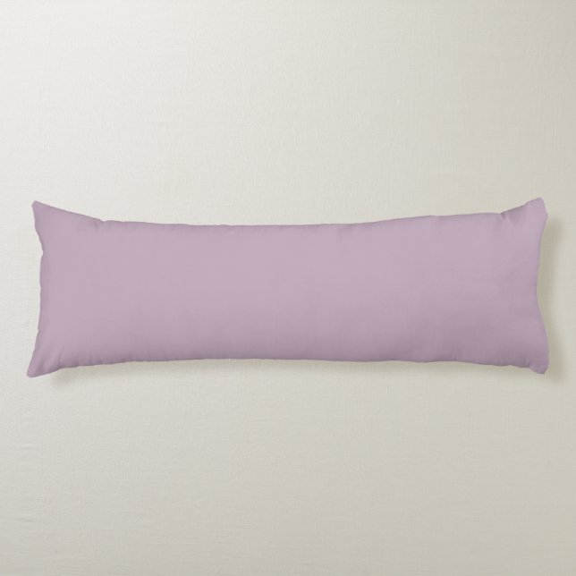 Solid Plain Mauve Body Pillow (Front)