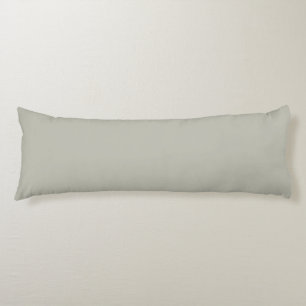 Solid Plain Pebble/Cool Beige Body Pillow