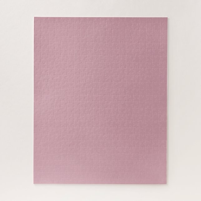 Solid, Plain Pink Quartz Blush Jigsaw Puzzle (Vertical)