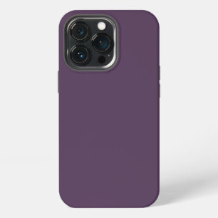 Solid plum dark dull purple iPhone 13 pro case