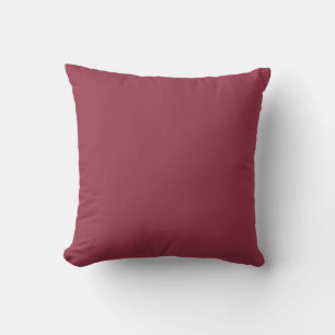 Solid Plum throw Pillow
