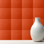 Solid poppy red tile<br><div class="desc">Solid color poppy red design.</div>