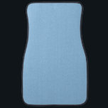 Solid powder light pale baby blue car mat<br><div class="desc">Solid colour powder light pale baby blue design.</div>