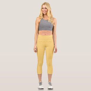 Cream colored 2024 capri leggings