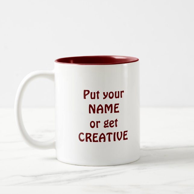 Solid Pride - Gay Pride Flag Closeup Two-Tone Coffee Mug (Left)
