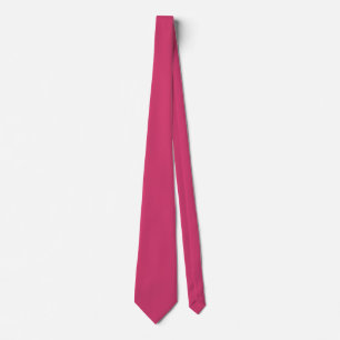 Solid Raspberry Pink, Hot Pink, Magenta Tie