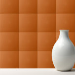 Solid raw sienna alloy orange tile<br><div class="desc">Solid raw sienna alloy orange design.</div>