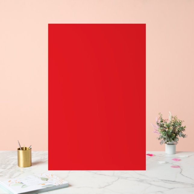 Solid Red Background  Acrylic Sign (Wedding)