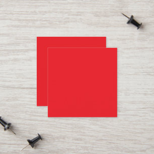 Solid Red Background  Calling Card