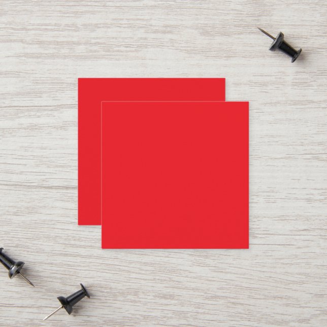 Solid Red Background  Calling Card (Front/Back In Situ)