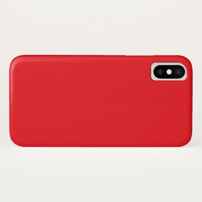 Solid Red Background  Case-Mate iPhone Case (Back (Horizontal))