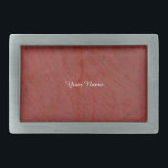 Solid Red Belt Buckle<br><div class="desc">Solid Red</div>