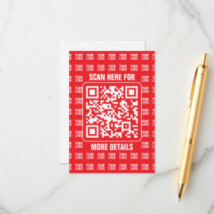Solid Red Enclosure Card