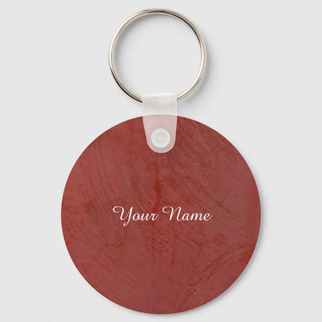Solid Red Keychain (Front)