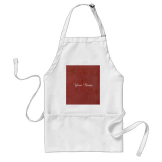 Solid Red Personalized Apron