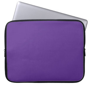 Solid rich purple violet laptop sleeve
