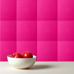 Solid rose deep pink tile<br><div class="desc">Solid color rose deep pink simple design.</div>