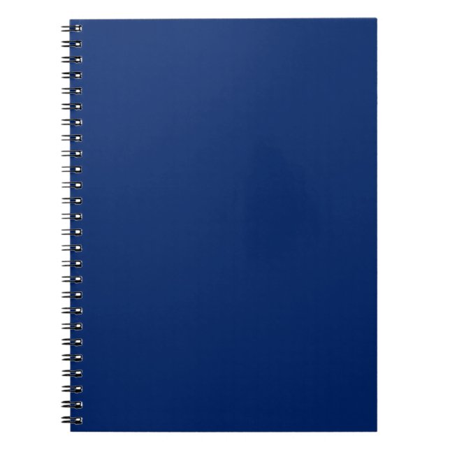 Solid Royal Blue Notepad Notebook (Front)