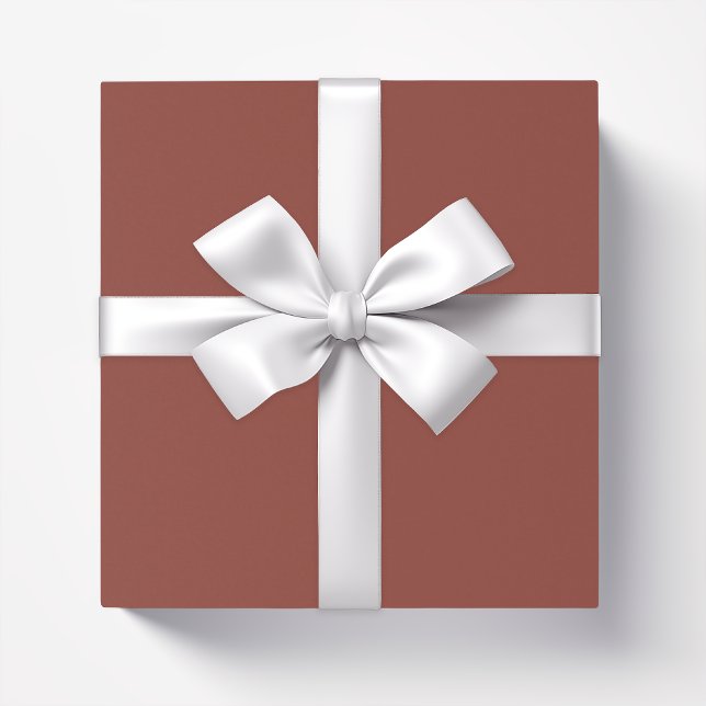 Solid russet brown wrapping paper (Creator Uploaded)