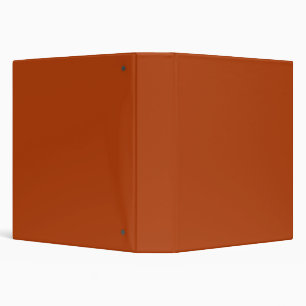 Solid rust brown binder