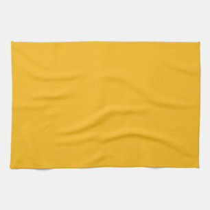 Solid Saffron Yellow / Gold Kitchen Towel