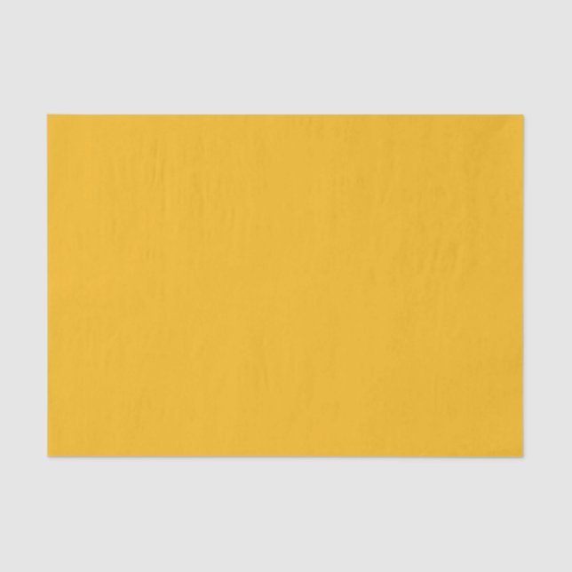 Solid Saffron Yellow Tissue Paper (Front)