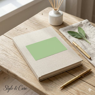 Solid Sage Green Rectangle Stickers