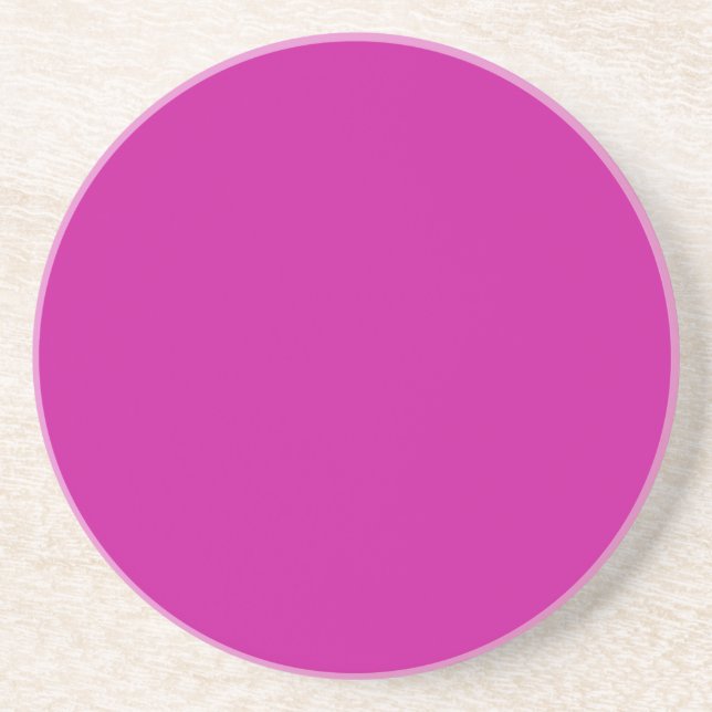 Solid Series---Hot Pink coaster (Front)