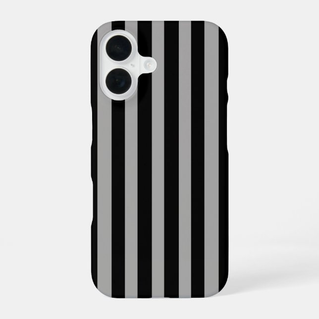 Solid Silver iPhone 16 Case (Back)