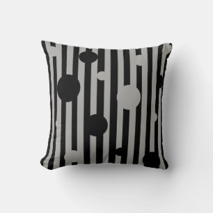Solid Silver Throw Pillow