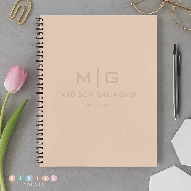 Solid Soft Light Pastel Beige Cream Yellow Colour Notebook (Solid Soft Light Pastel Beige Cream Yellow Color Notebook
)