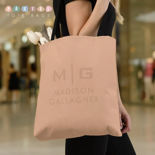 Solid Soft Light Pastel Dark Yellow Orange Colour  Tote Bag (Solid Soft Light Pastel Dark Yellow Orange Color Tote Bag
)