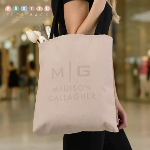 Solid Soft Light Pastel Ivory Beige Yellow Colour  Tote Bag