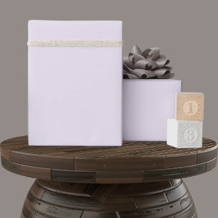 Solid Soft Light Pastel Lavender Purple Colour Wrapping Paper