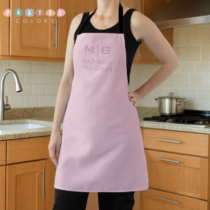 Solid Soft Light Pastel Orchid Pink Colour Apron