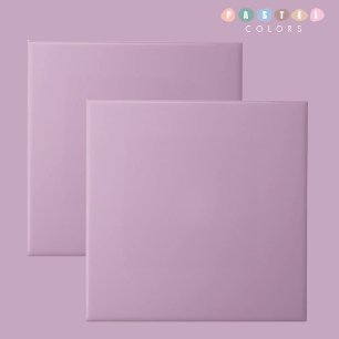 Solid Soft Light Pastel Purple White Colour  Tile