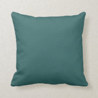 Solid soft medium blue pillow