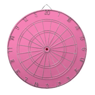 Solid soft pink dartboard