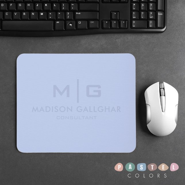 Solid Soft Sky Light Pastel Baby Blue Colour Mouse Pad (Solid Soft Sky Light Pastel Baby Blue Color Mouse Pad
)