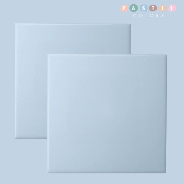 Solid Soft sky Light Pastel Baby Blue White Colour Tile (Solid Soft sky Light Pastel Baby Blue White Color Ceramic Tile)