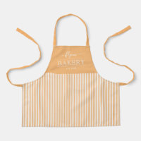 Solid Stripes Editable Colour Custom Kid Apron