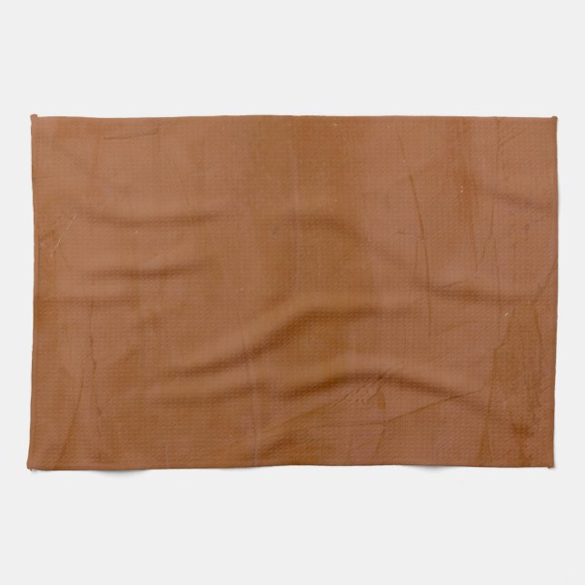 Solid Tangerine Kitchen Towel (Horizontal)