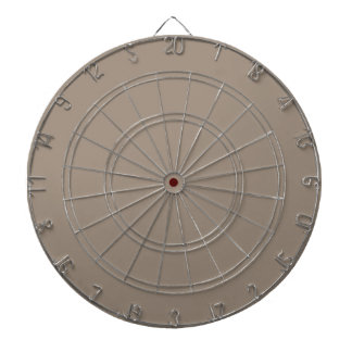 Solid taupe dusty brown dartboard