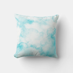 Solid teal blue  pillow
